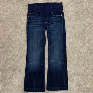7 For All Mankind trouser maternity jeans 28”x 31”